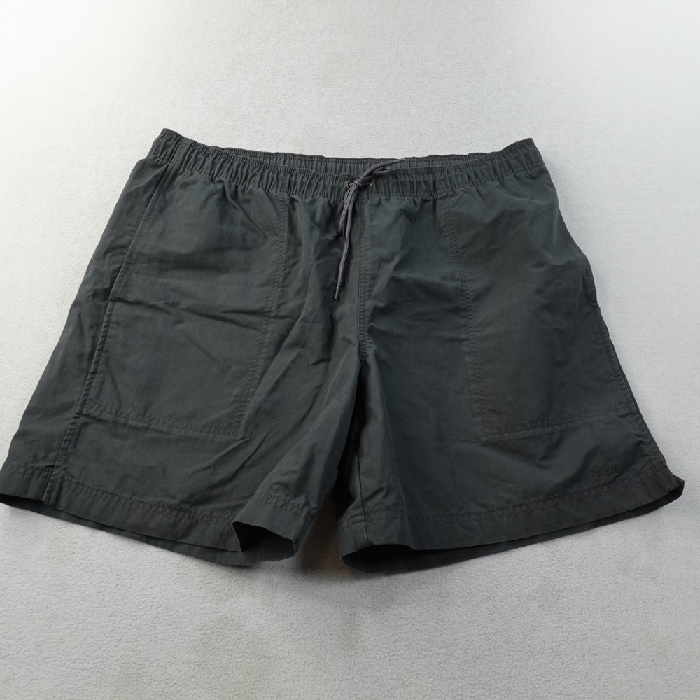 Filson Green River Water Shorts Mens XL Faded Black 7" Hiking Swim 20096378
